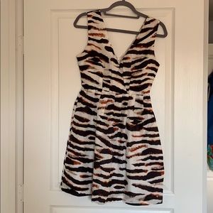 Animal print dress